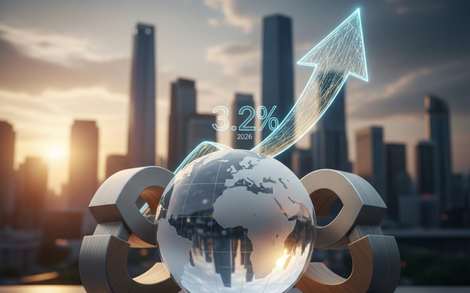 الاقتصاد العالمي يتجه نحو نمو 3.2% في 2026 مدعوماً باستقرار القوى الكبرى