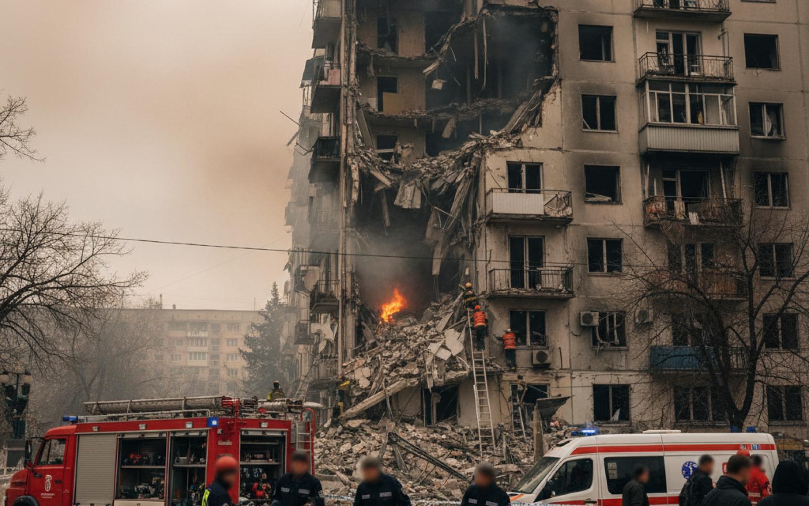 موسكو تسقط عشرات المسيرات الأوكرانية وهجوم روسي يوقع جرحى مدنيين في خاركيف