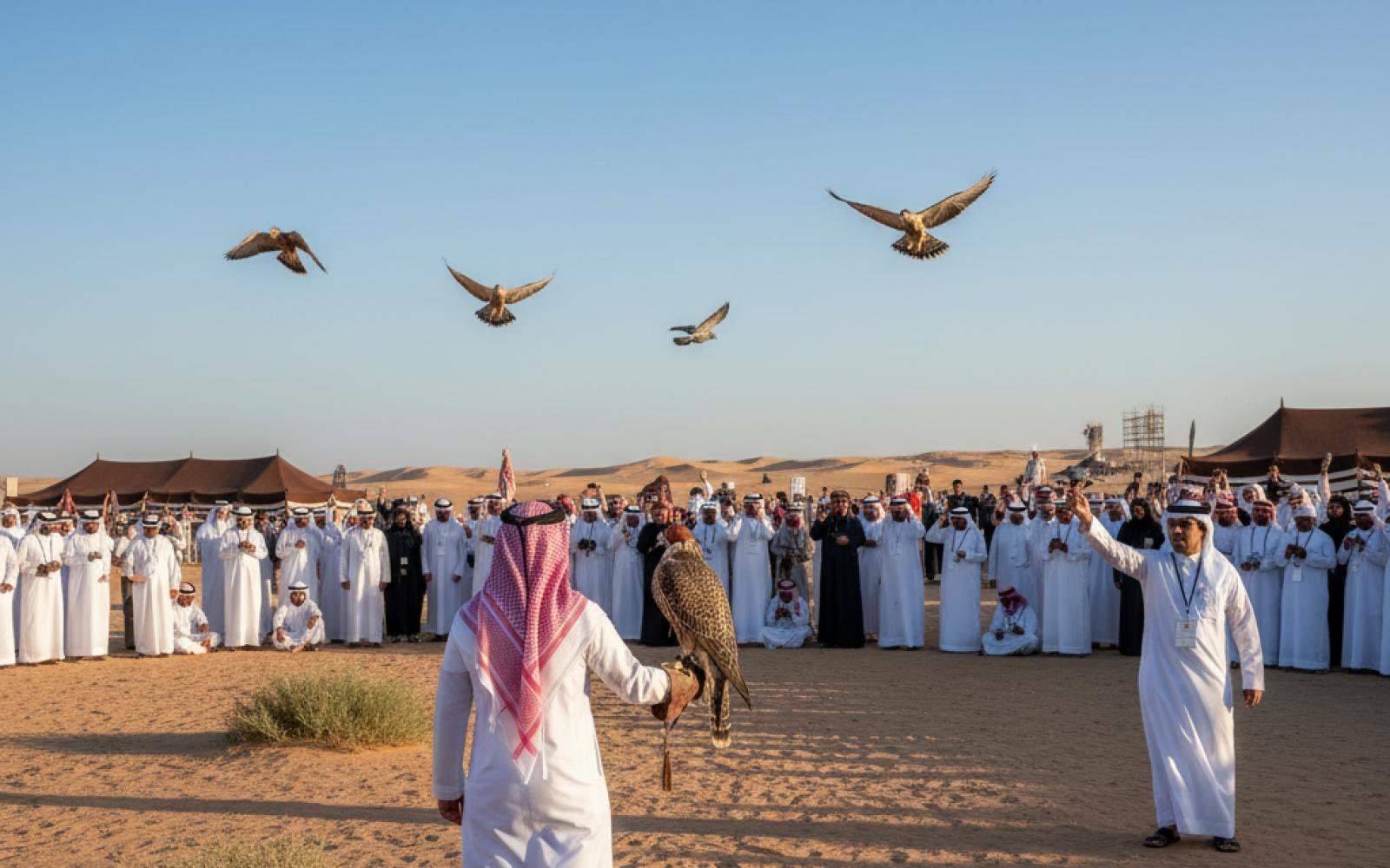 انطلاق تصفيات الطلع بمهرجان مرمي 2026: صراع مثير للحفاظ على إرث الصقارة