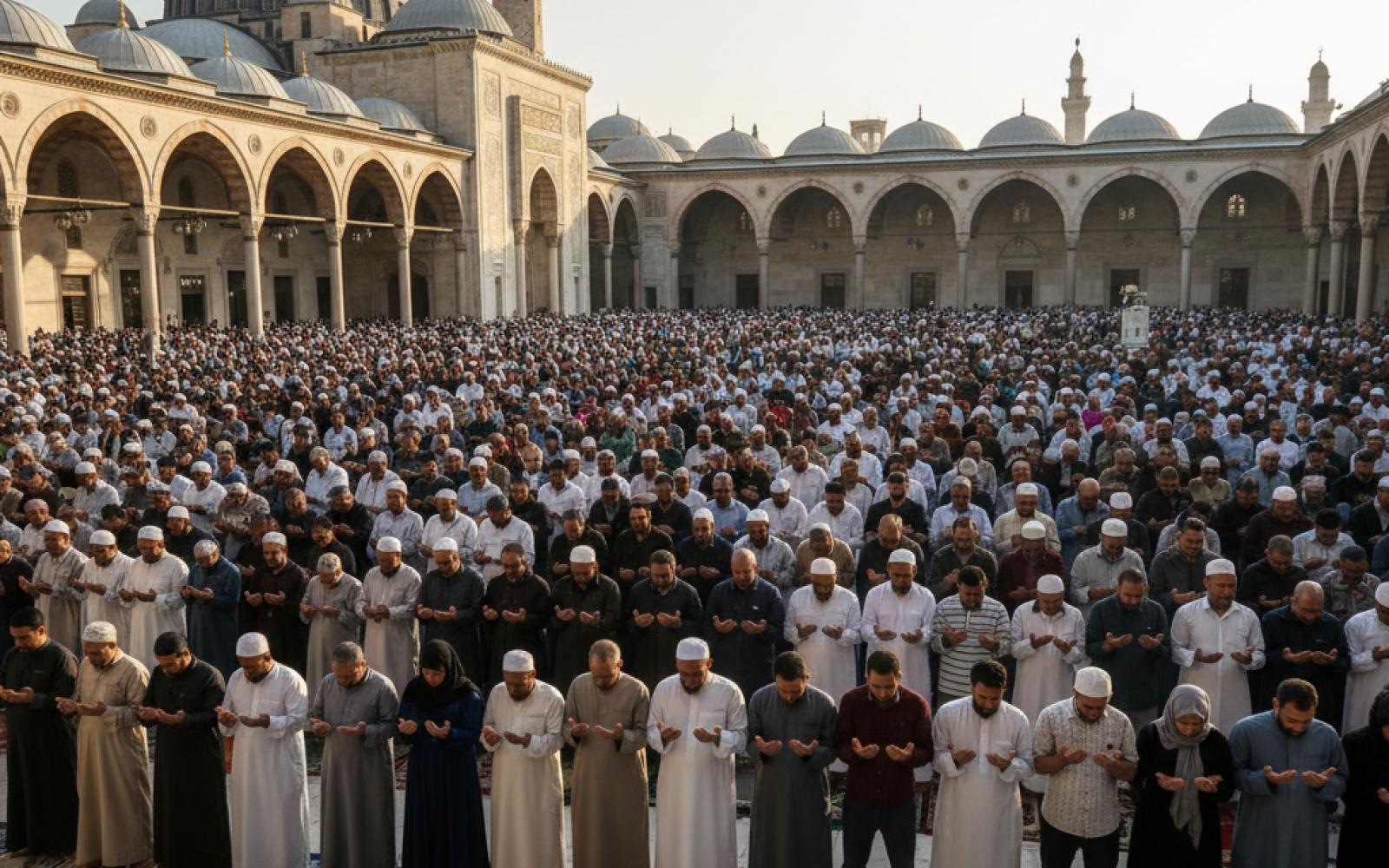 تضامنًا مع غزة.. آلاف المصلين يؤدون صلاة الغائب على أبوعبيدة ورفاقه في دول عربية وإسلامية