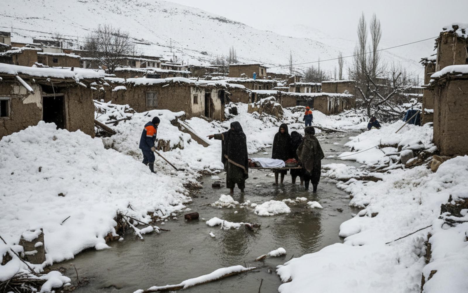 فيضانات أفغانستان وثلوجها الكثيفة تحصد أرواح 17 شخصاً وتصيب 11 آخرين