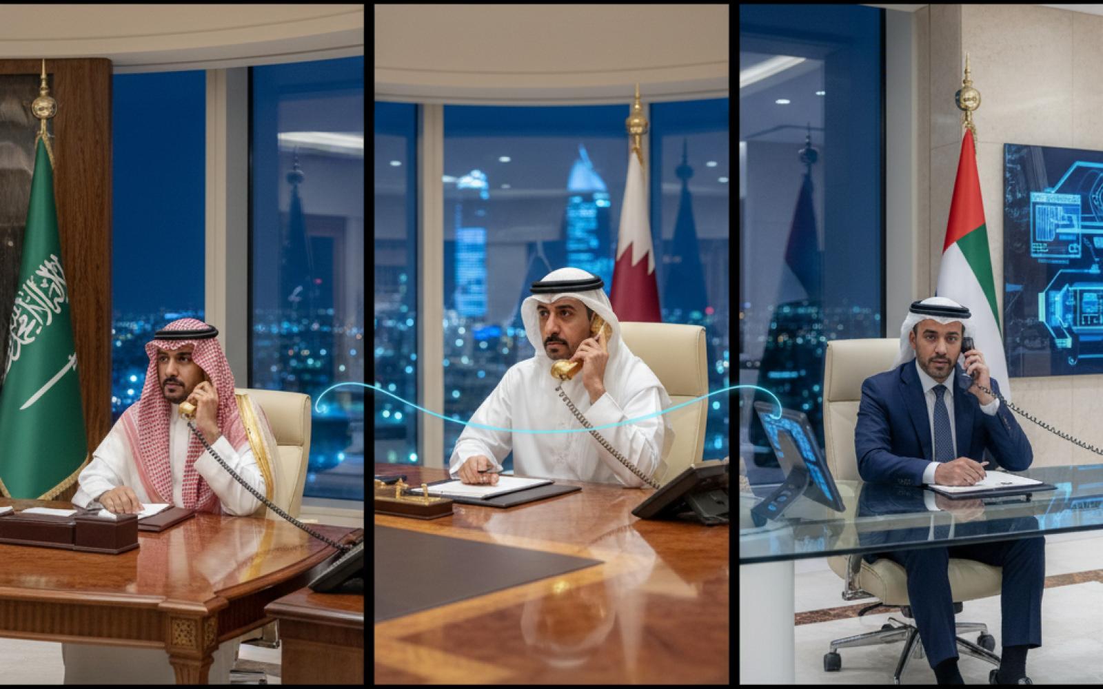 اتصالات هاتفية رفيعة المستوى: أمير قطر يناقش مستجدات المنطقة مع قادة الإمارات والسعودية