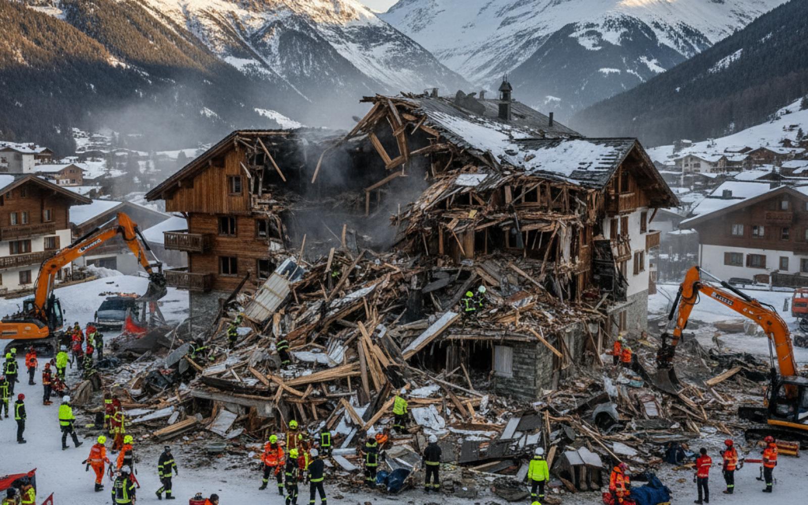 [مأساة تهز جبال الألب السويسرية: عشرات القتلى والجرحى بانفجار غامض في منتجع تزلج]