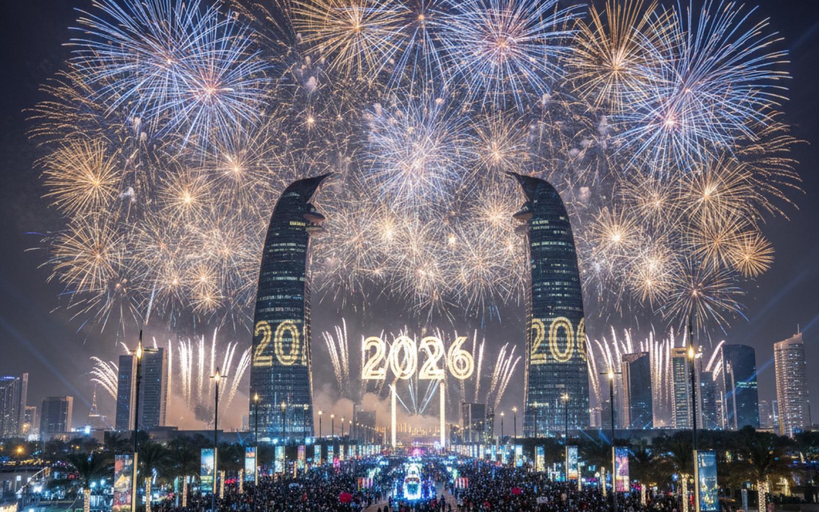 درب لوسيل يضيء سماء الدوحة باحتفالية ضخمة وعروض مبهرة لاستقبال عام 2026