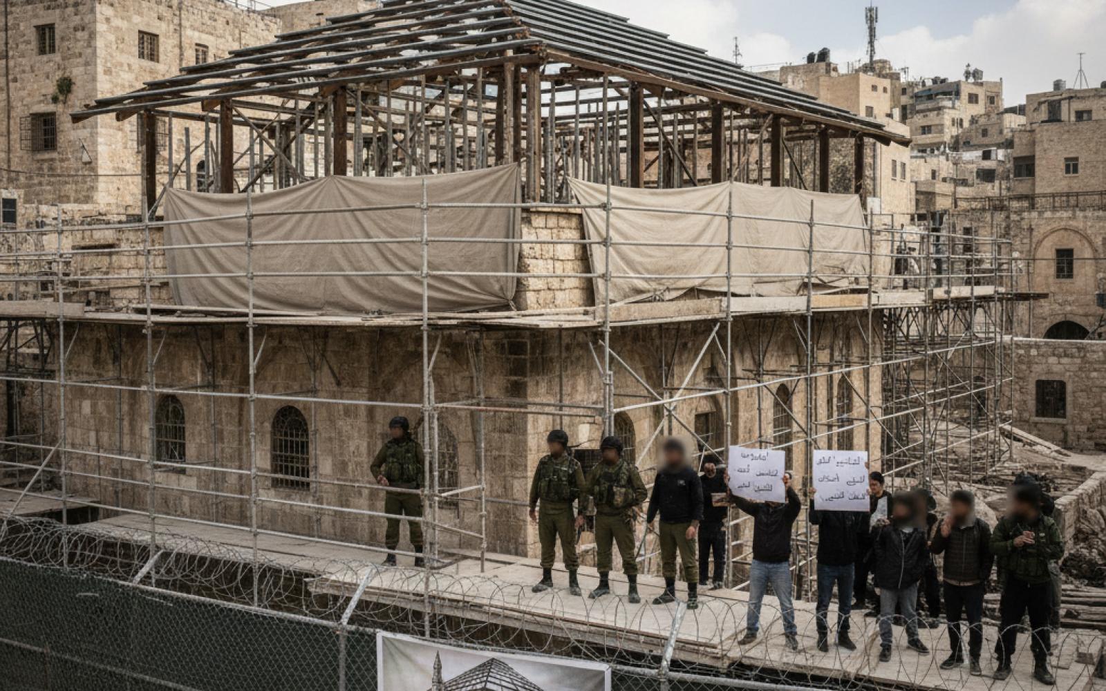 الاحتلال يصعد انتهاكاته بالضفة: انتزاع صلاحيات الحرم الإبراهيمي وحملة اعتقالات واسعة