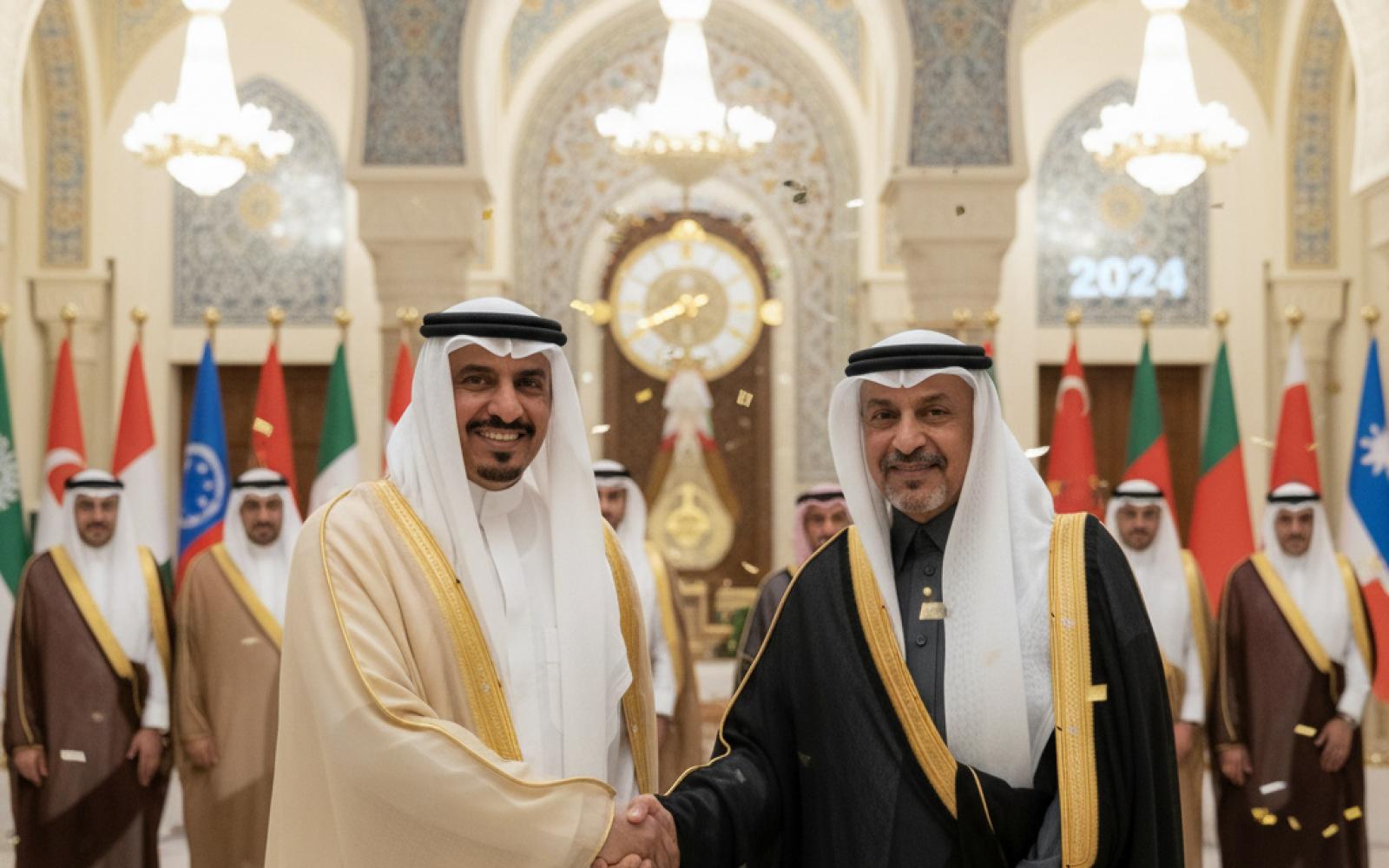 [نائب أمير قطر يتبادل التهاني بالعام الجديد متمنياً التقدم والرخاء للشعوب الصديقة]