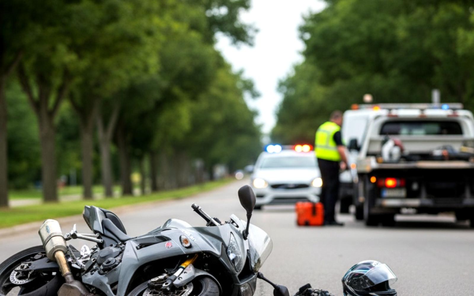 حادث دراجة نارية مروع ينهي حياة شاب قرب بير المكسور ويخلف صدمة في المنطقة