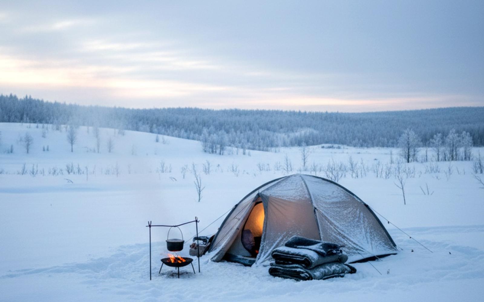 البرد القارس يودي بحياة رضيع في دير البلح وسط غزة ويزيد معاناة النازحين