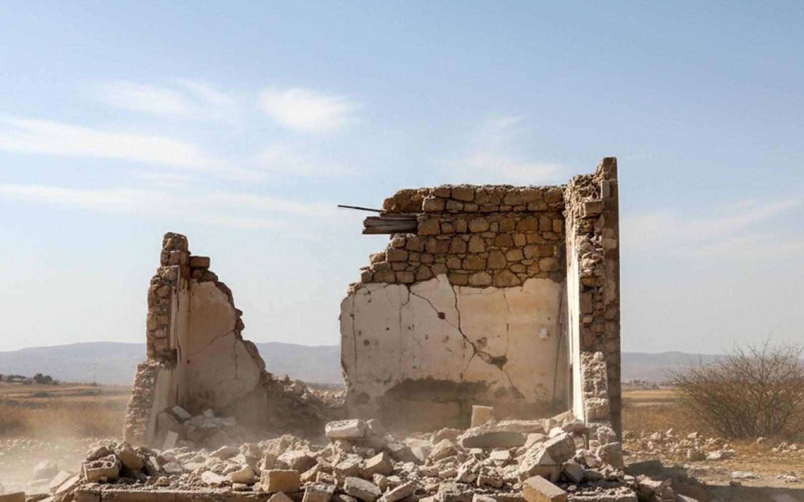 الاحتلال يهدم منزلاً في سلفيت ويُخطر بوقف البناء بمنازل فلسطينية شرق قلقيلية