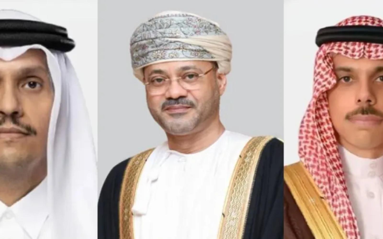 وزير الخارجية السعودي يبحث مع قطر وعُمان جهود تحقيق الأمن والاستقرار في المنطقة